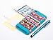 Pandamimi ULAK 3-Piece Hybrid High Impact Case Tribal pattern Blue Silicone For Apple iPod Touch Generation 4 with Free Stylus