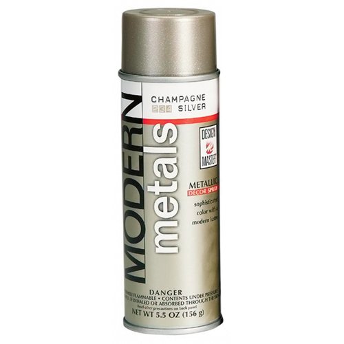Design master modern metals, champagne silver