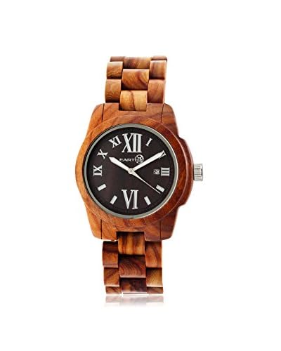 Earth Women’s EW1503 Heartwood Red Wood Watch