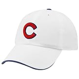 Twins Enterprise Chicago Cubs White Casper Franchise Fitted Hat