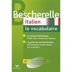 Bescherelle Italien : Le vocabulaire