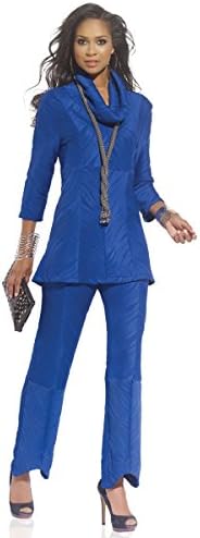 Small & Plus Size Pant Suit by Donna Vinci