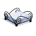HOLDER NAPKIN SCROLL BLK