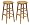 Winsome Wood Wood 24-inch Counter Stools, Set Of 2, Natural Finish Image #1