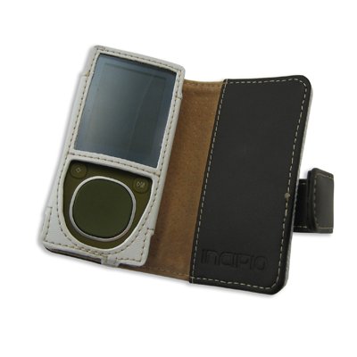 Electronics: Incipio Leather Wallet Case for Zune 4 GB, 8 GB White Canvas