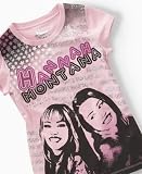 Hannah Montana Girls Foil Glitter Screen Tee