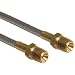 Unisource 6TSC Gray PTFE Braided Hose Assembly, Brass NPT Male