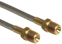 Unisource 6TSC Gray PTFE Braided Hose Assembly, 3/8