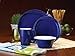 Rachael Ray Dinnerware Round and Square 16-Piece Dinnerware Set, Blue