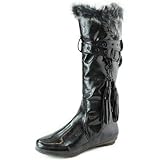 Women's Air Balance Abb-004 Dark Grey Warm Knee High Boots Shoes, Dark Grey, 8