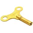 Brass Clock Winding Key Mainspring Winder Sz 7 4mm