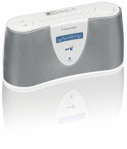 BT Internet Radio - Silver White