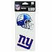 NFL New York Giants 2-Piece Die-Cut Decal, 4