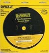 DW4712 High Performance 7-Inch Dry/Wet Cutting Continuous Rim Diamond Saw Blade for Block and Brick