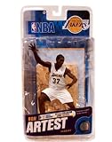 McFarlane Toys NBA Sports Picks Series 18 Action Figure Ron Artest (Los Angeles Lakers) White Jersey Bronze Collector Level Chase