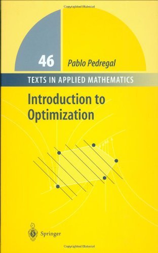 Introduction to Optimization (Texts in Applied Mathematics)