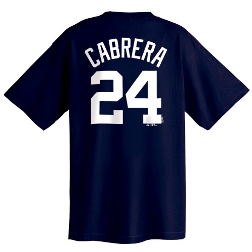 Miguel Cabrera Detroit Tigers Youth Name and Number Tee