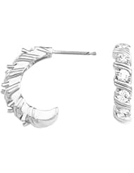 Pair of 14K White Gold Diamond Earrings - 0.50 Ct. -- LIFETIME WARRANTY