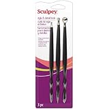 Polyform Sculpey Style and Detail Tools, 3-Pack