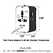 WV-LINK Universal All in One Worldwide Travel Power Plug Wall AC Adapter Charger with Dual USB Charging Ports for USA EU UK AUS