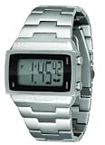 Vestal Men's DBM001 Dolby Metal Brushed Silver Digital Watch