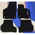 VW Volkswagen Golf Mk5 (& Tdi) 2004-2007 Oval Clips Premium Black Tailored Car Mats
