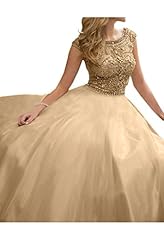 2015 Tulle Jeweled Lace Prom Dress/Quinceanera Dress 