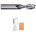MILWAUKEE Router Bit CBD 1/8" x 2" UP SPIRAL Part # 48-23-8060