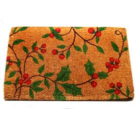 Imports Decor Printed Coir Doormat, Holly Princess, 18-Inch by 30-Inch