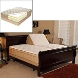 King Nature\'s Caress Latex Adjustable Bed Wooden Bed Frame Pictured is Not Involved