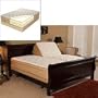 King Nature's Caress�"� Latex Adjustable Bed Wooden Bed Frame Pictured is Not Included