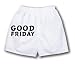 White Boxer Short with Good Friday