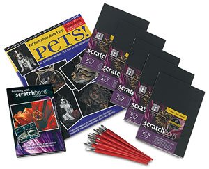 Ampersand Scratchbord Classroom Packs - Scratchbord Classroom Pack, Basic Set