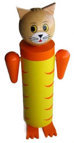 Childrens Toyshop  Toys : Cat Money (Piggy) Bank - Wooden Toy