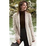 Cabled Wrap Sweater Coat at Orvis