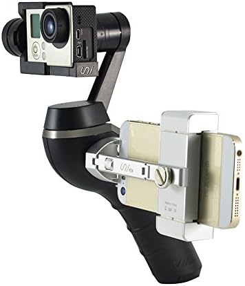 Snail Shop UniGo 360 degree Unlimited Rotation 3-axis Sports Camera Gimbal Stabilizer for Gopro Hero 3/4 and Yi Action Cameras with Holder for Android & Iphone