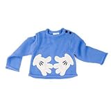 Trumpette Disney Mickey Sweater - Light Blue, 1-2 Years