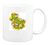 Mug with reptile, komodoensis, dragon, komodo, varanus
