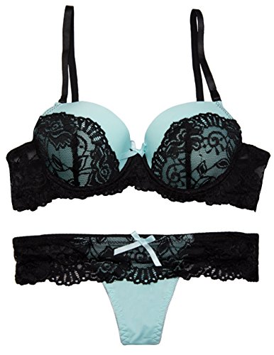 Caramel Cantina Bra and Panty Set Micro Fiber Lace