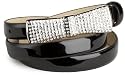 Jessica Simpson Women's Sweet Kisses 5/8 Rhinesone Belt