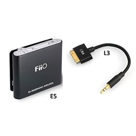 FiiO E5 black, Headphone Amplifier & FiiO L3 bundle