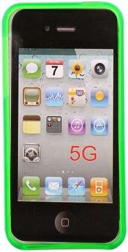 CellTac iPhone 5 Case: New Arrival Transparent TPU Protective Back Cover Case for iPhone 5/5S (Green)