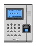 Biometric fingerprint Network Serial Cable USB Flash Drive Download Employee Time Clock System X200