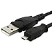 Black USB A to U-8 Cable male to male w/Ferrite - 6 ft for Kodak EasyShare M340