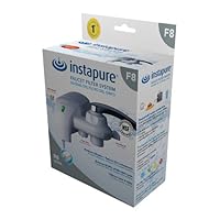 InstaPure F8WU-1ES Faucet Mount Water Filter System, White