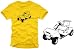 GOLFCAR t-shirt Sport T-Shirts GOLF Gelb/schwarz