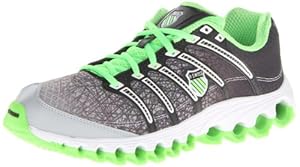 K-Swiss Women's Tubes Run 100 Running Shoe,Scream Green/Black Line Fade,6.5 M US
