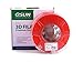 eSUN PLA Filament 1.75mm Red 1kg Spool for Makerbot, Reprap, UP, Afinia, Flash Forge and all FDM 3D Printers, Red