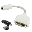Mini-DVI to VGA female Monitor Cable Adapter for APPle MacBook + AGPtek USB2.0 SD card reader Mini-DVI to VGA female Monitor Cable Adapter for APPle MacBook + AGPtek USB2.0 SD card reader