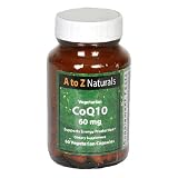 A to Z Naturals Vegetarian, CoQ10, 60 mg, Vegetarian, 60 Capsules, (Pack of 2)